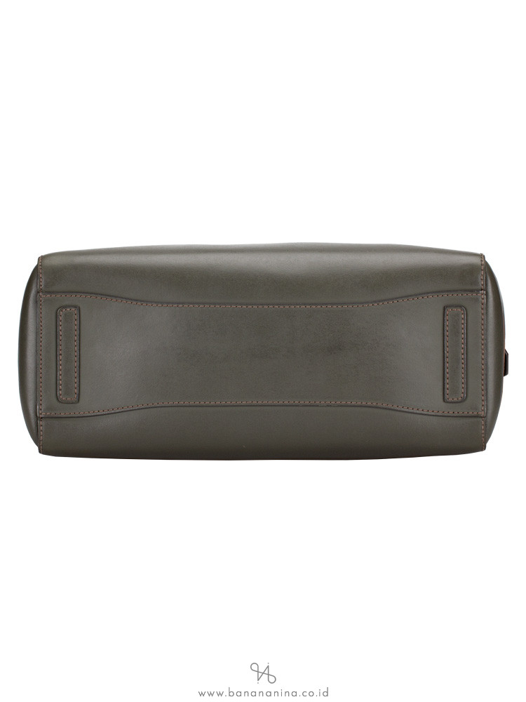 FURLA Lucky Leather Medium Tote Army