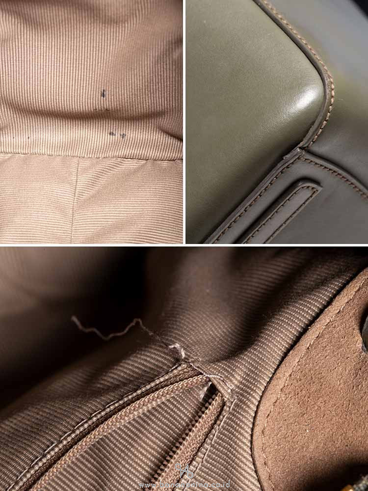 FURLA Lucky Leather Medium Tote Army