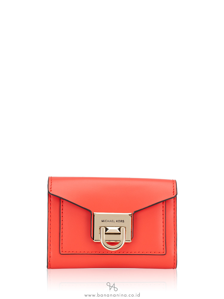 MICHAEL KORS Manhattan Small Flap Wallet Sea Coral