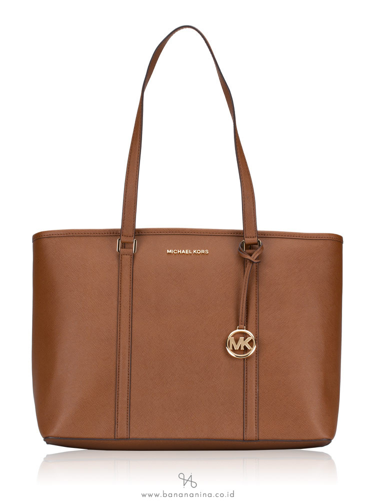 MICHAEL KORS Sady Saffiano Large Multifunction Zip Tote Luggage
