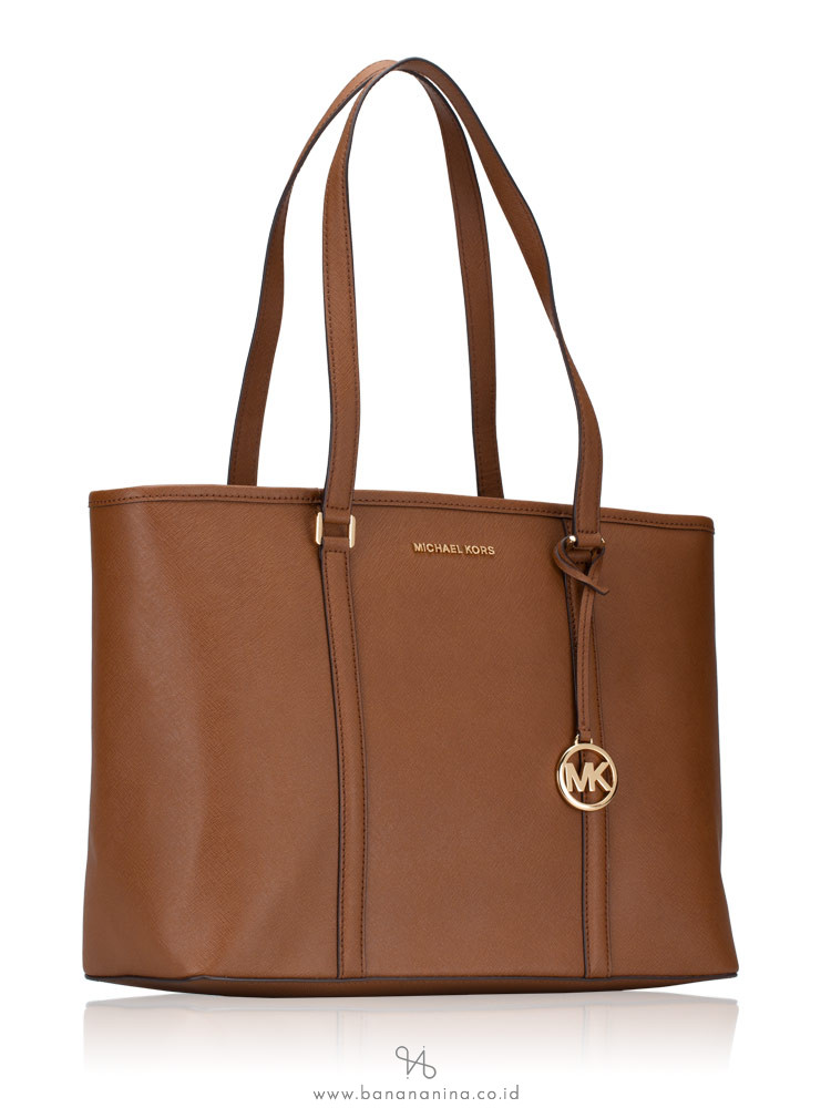 MICHAEL KORS Sady Saffiano Large Multifunction Zip Tote Luggage