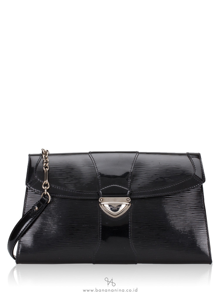 LOUIS VUITTON Epi Electric Pochette Iena Black