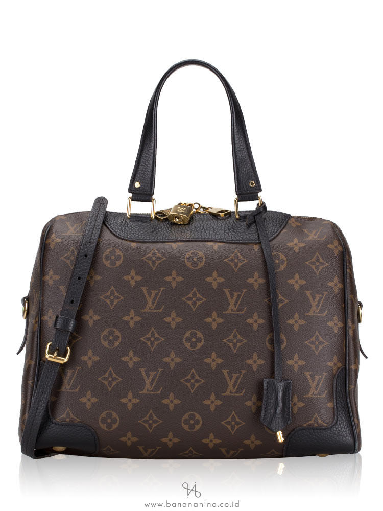 LOUIS VUITTON Monogram Retiro NM Black