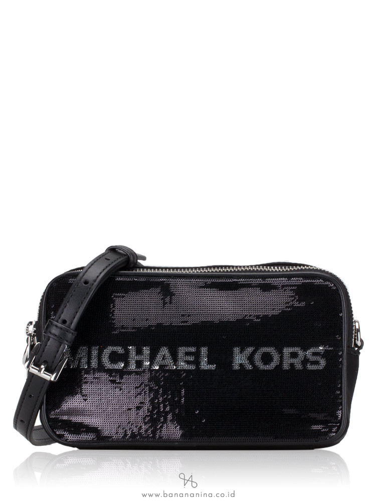MICHAEL KORS Kenly Logo Small Camera Crossbody Black Multi