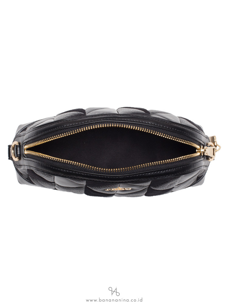 COACH 76675 Patchwork Mini Dome Crossbody Black