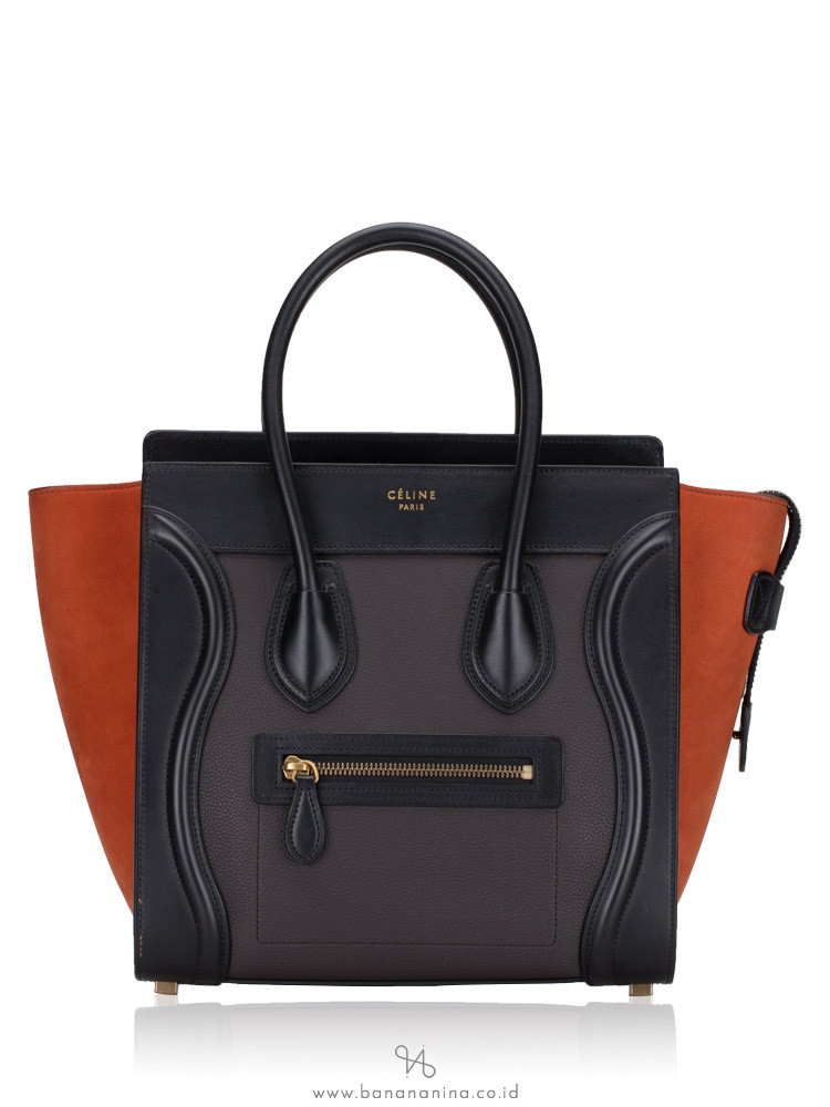 CELINE Tri-Color Mini Luggage Brick
