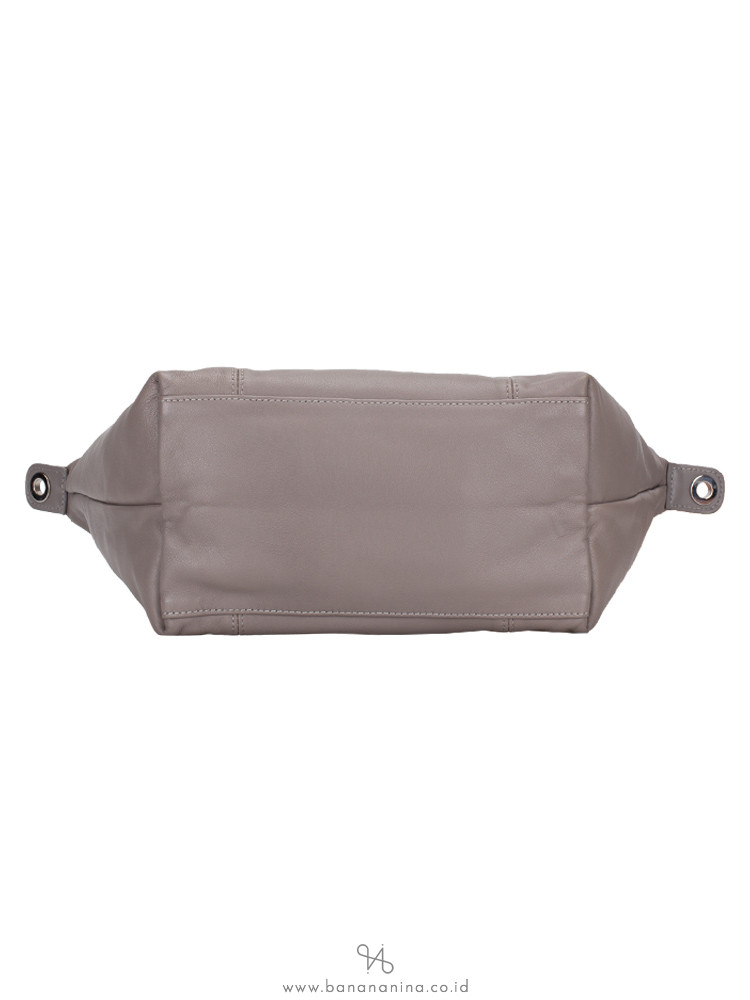 LONGCHAMP Le Pliage Cuir Small SH Pebble