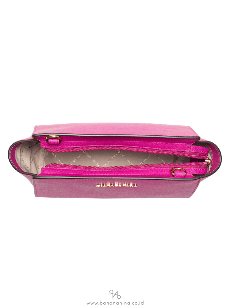 MICHAEL KORS Selma Medium Messenger Fuchsia