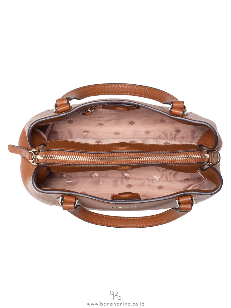 KATE SPADE Jackson Medium Triple Compartment Satchel Warm Gingerbread