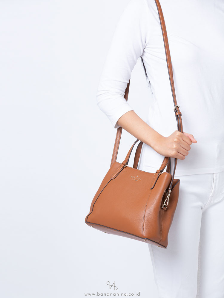 KATE SPADE Jackson Medium Triple Compartment Satchel Warm Gingerbread