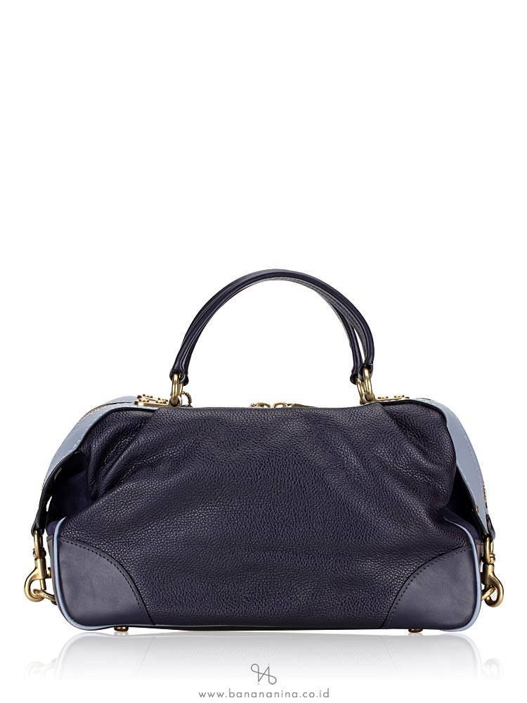 COACH 73720 Colorblock Lane Leather Satchel Ink Multi