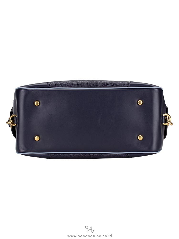 COACH 73720 Colorblock Lane Leather Satchel Ink Multi