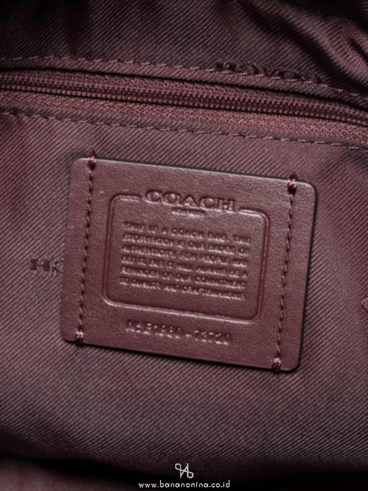 COACH 73720 Colorblock Lane Leather Satchel Ink Multi