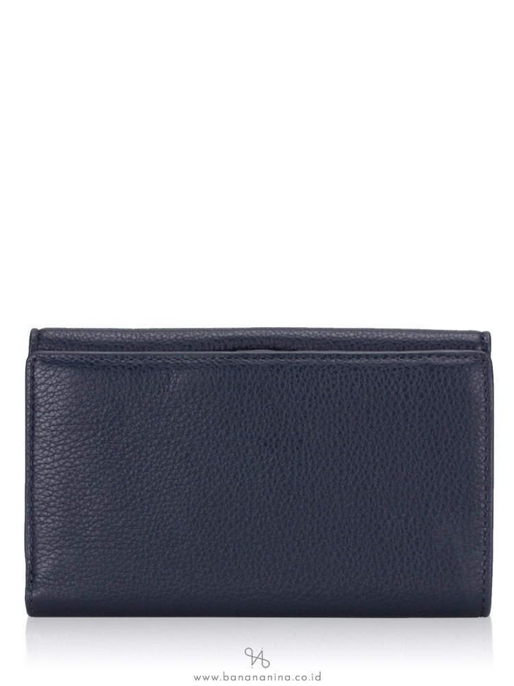MICHAEL KORS Lillie Leather Large Carryall Wallet Admiral