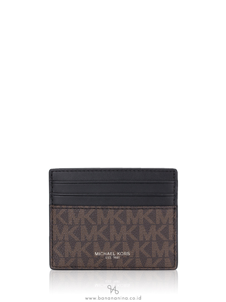 MICHAEL KORS Men Cooper Signature Tall Card Case Brown