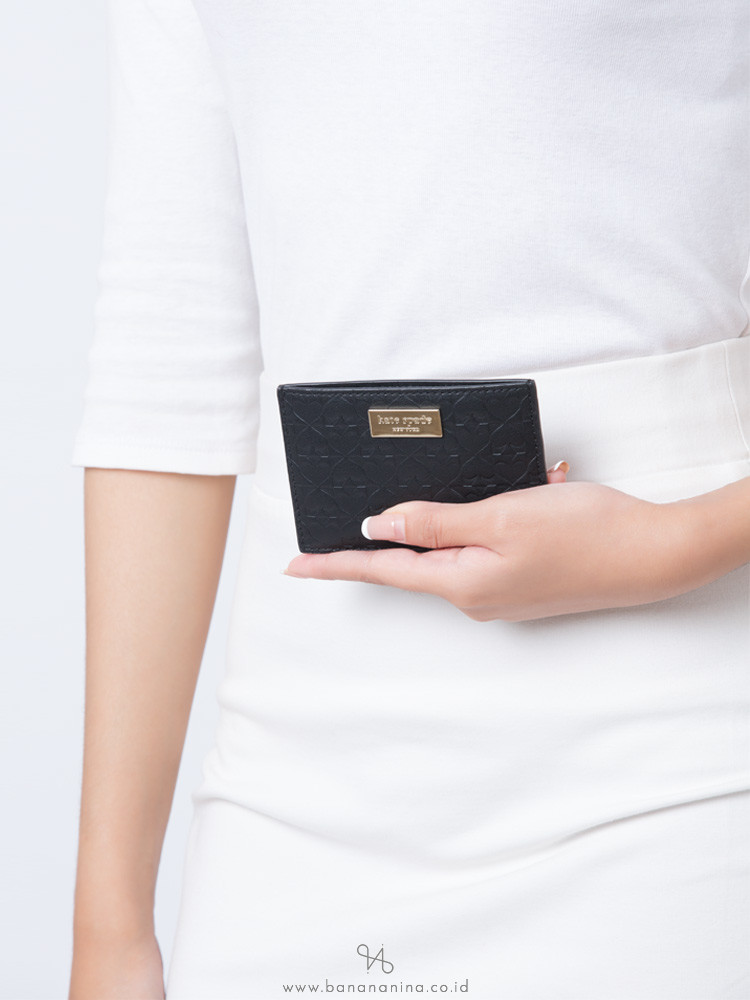 KATE SPADE Penn Place Embossed Graham Black