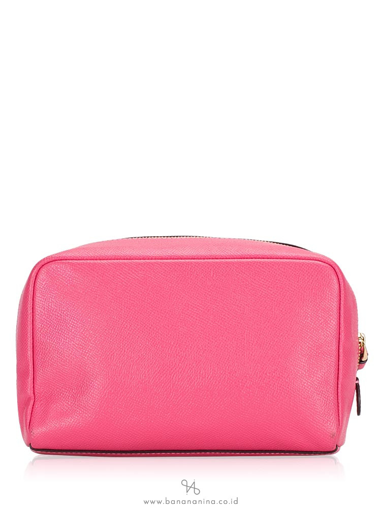 COACH 24797 Crossgrain Leather Cosmetic Case 20 Peony