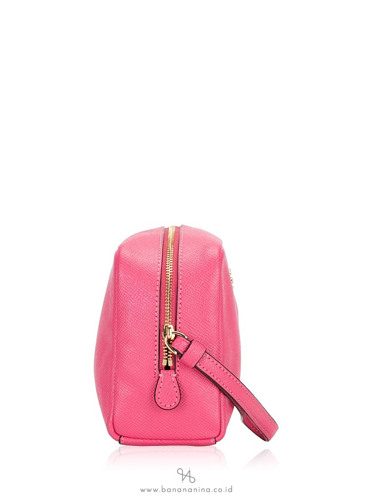 COACH 24797 Crossgrain Leather Cosmetic Case 20 Peony