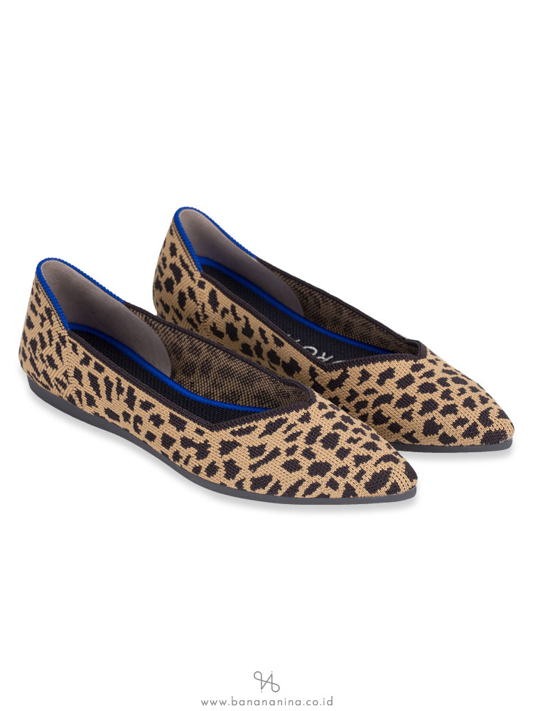 ROTHY'S Pointy Flats Leopard Sz 6.5