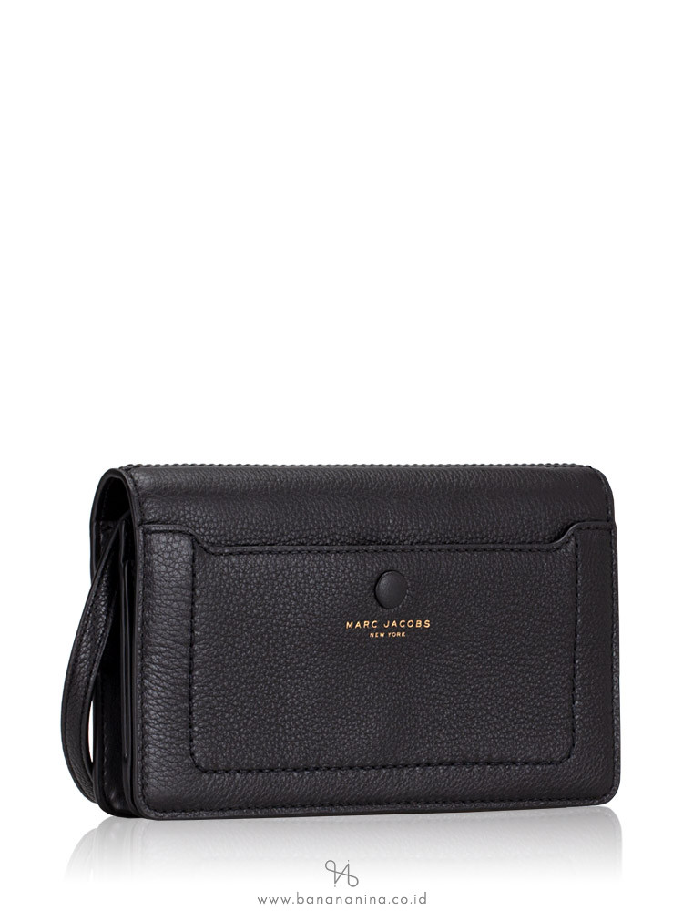 Marc Jacobs Empire City Leather Crossbody Black