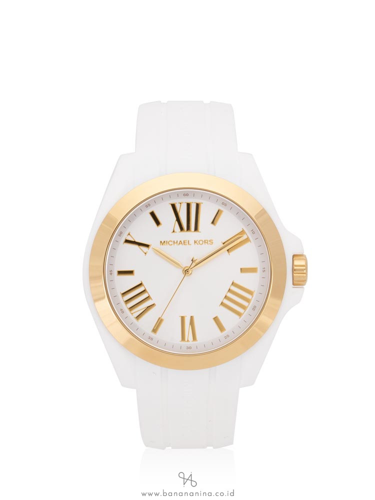 MICHAEL KORS MK2730 Bradshaw Silicone Strap White