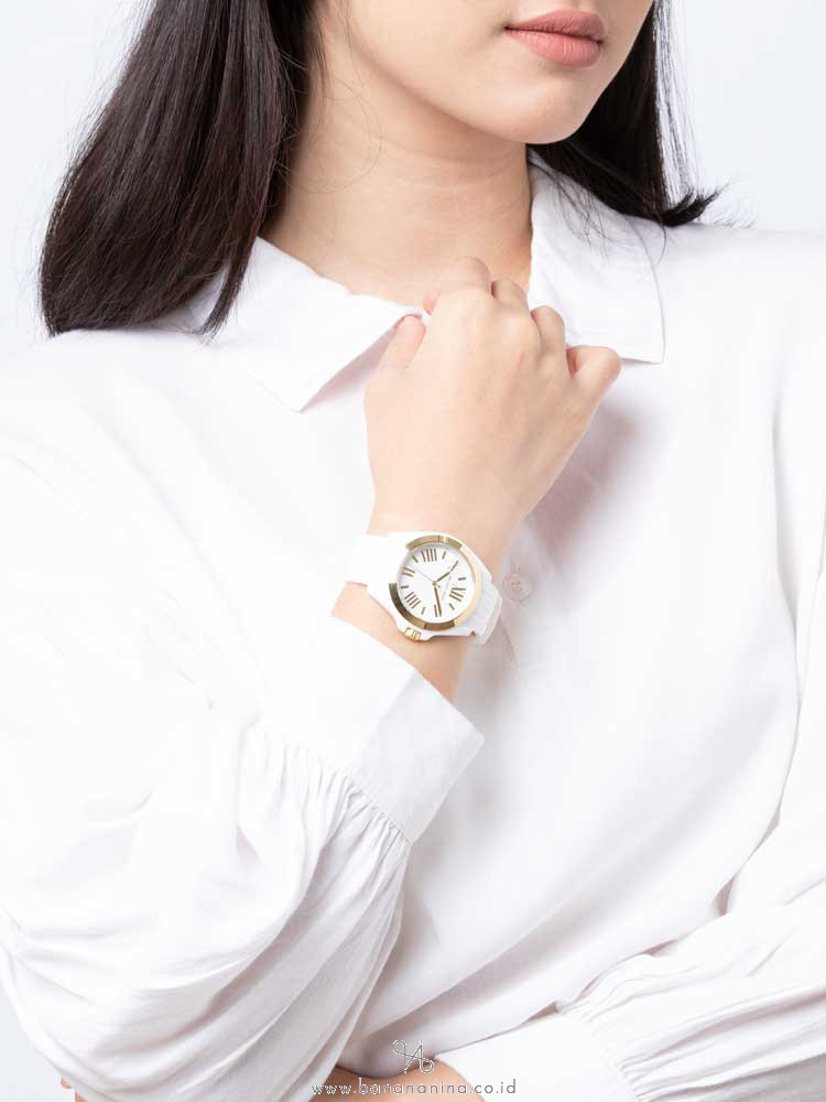 MICHAEL KORS MK2730 Bradshaw Silicone Strap White
