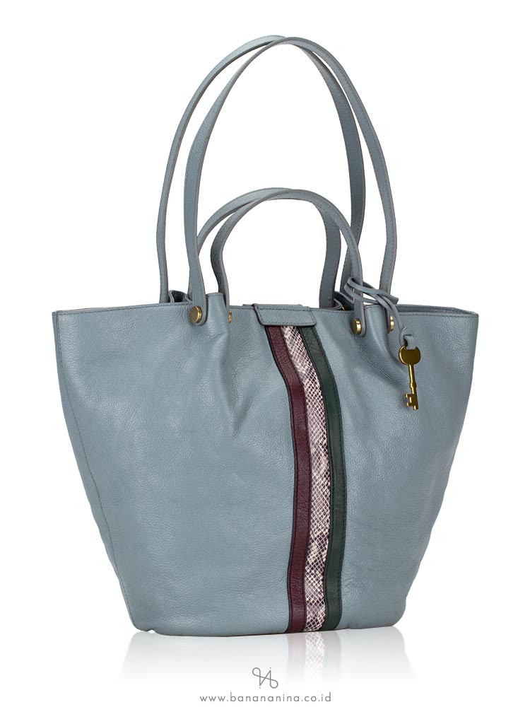 FOSSIL ZB7797197 Callie Leather Tote Chambray
