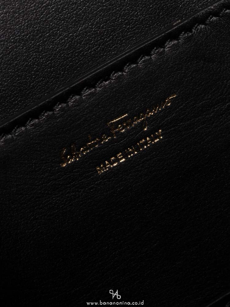SALVATORE FERRAGAMO Lock Tote 35 Black