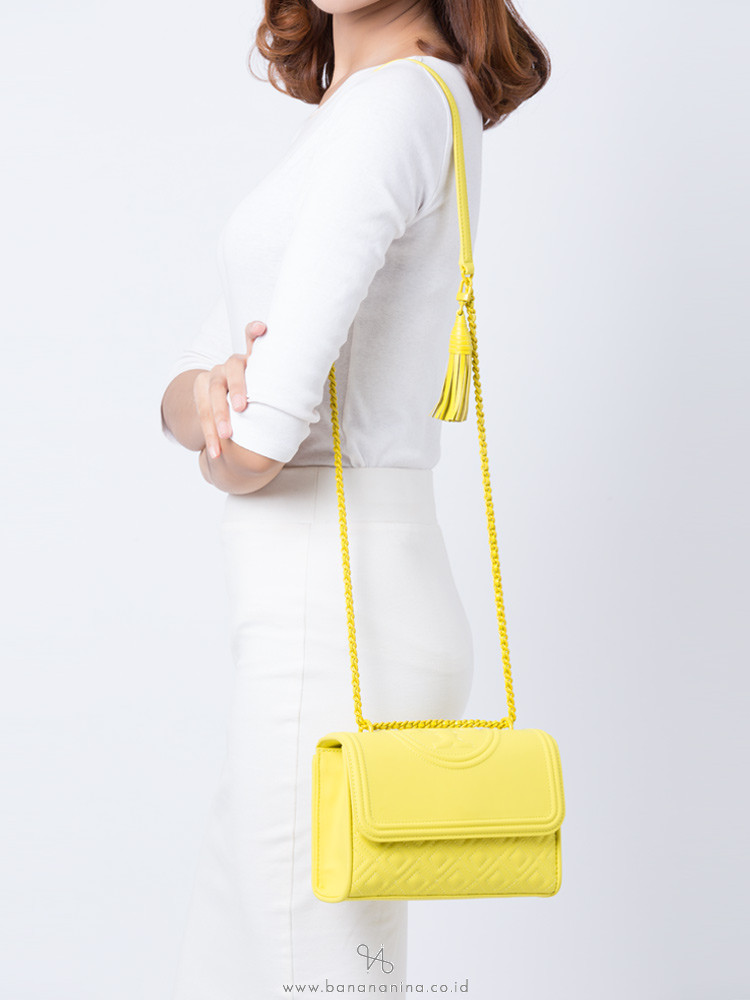 tory burch fleming yellow