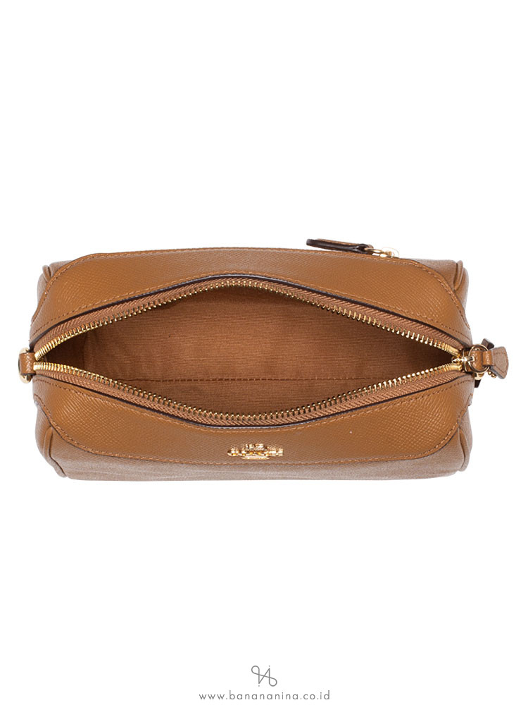 COACH 76629 Crossgrain Mini Bennett Crossbody Light Saddle