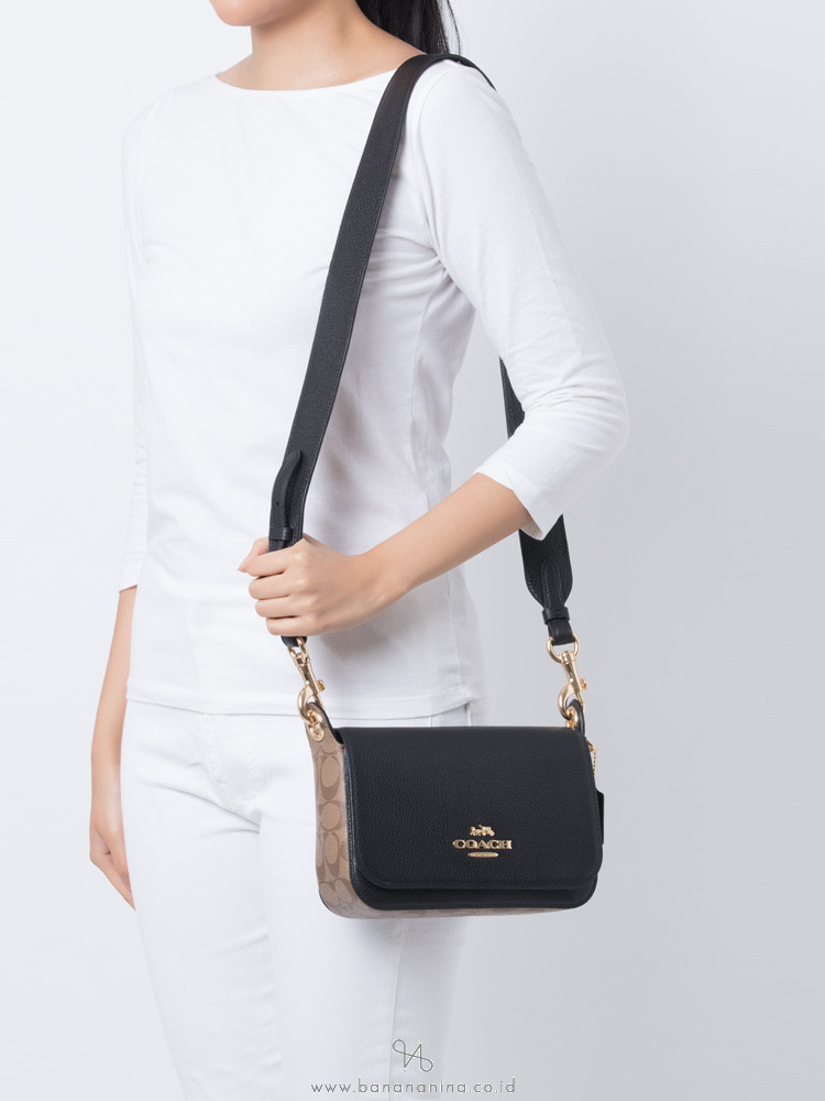COACH 80614 Signature Small Jess Messenger Black