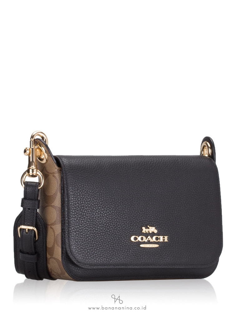COACH 80614 Signature Small Jess Messenger Black