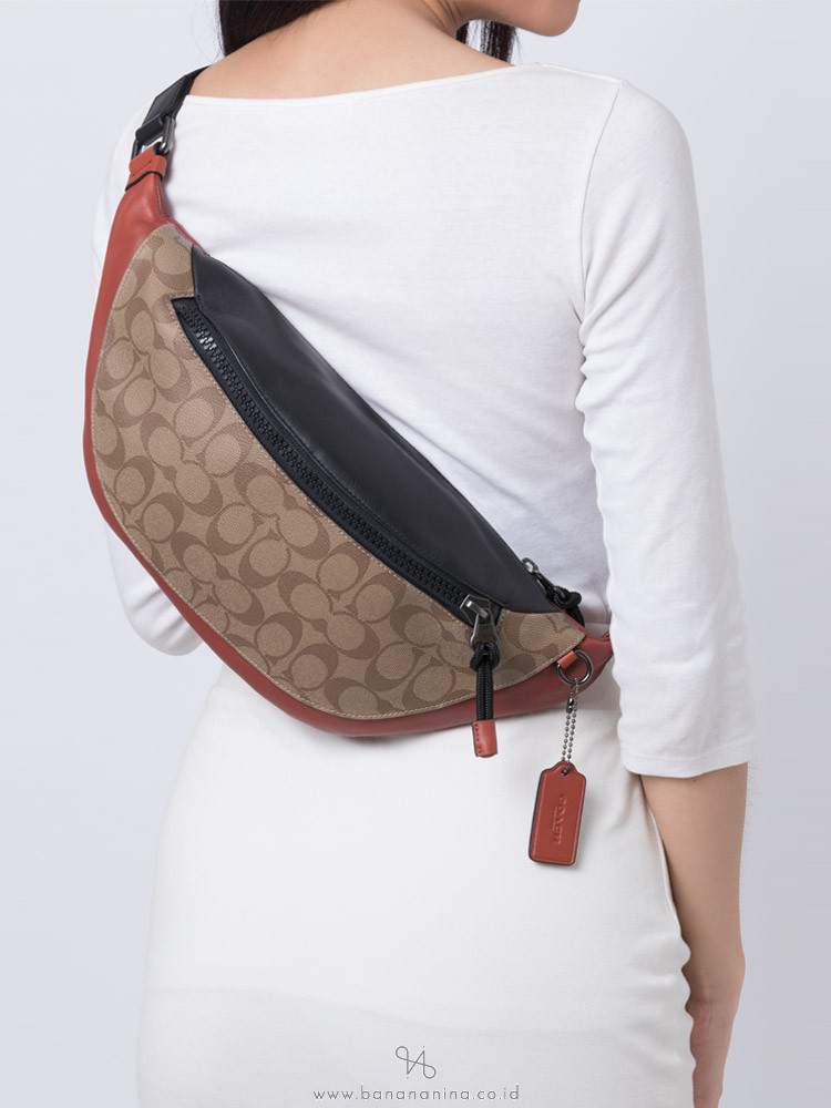 coach warren belt bag