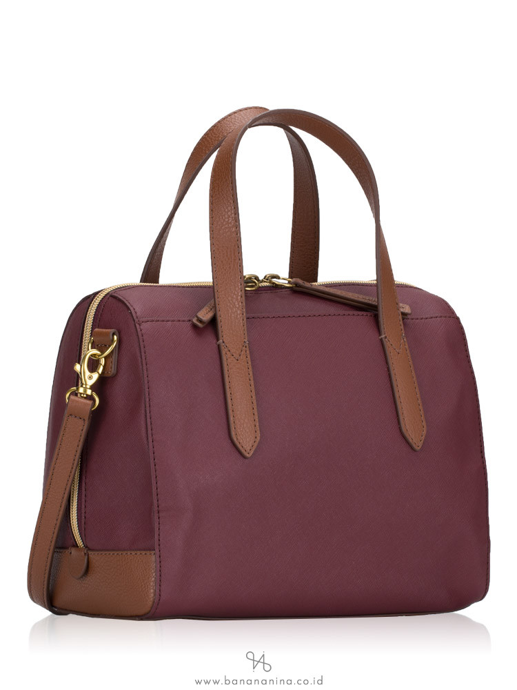 Fossil sydney satchel cabernet clearance