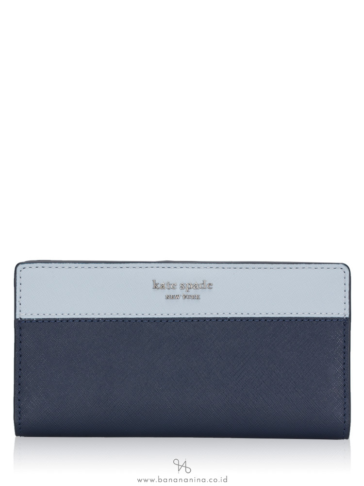 KATE SPADE Cameron Large Slim Bifold Wallet Nightcap Rainy Day