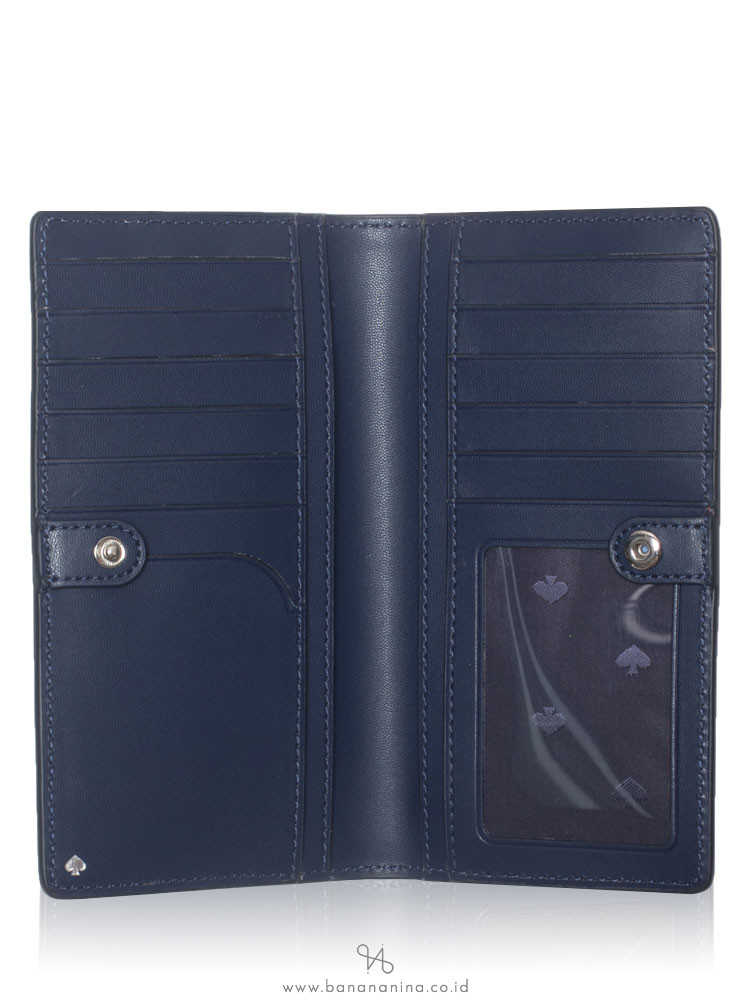 KATE SPADE Cameron Large Slim Bifold Wallet Nightcap Rainy Day