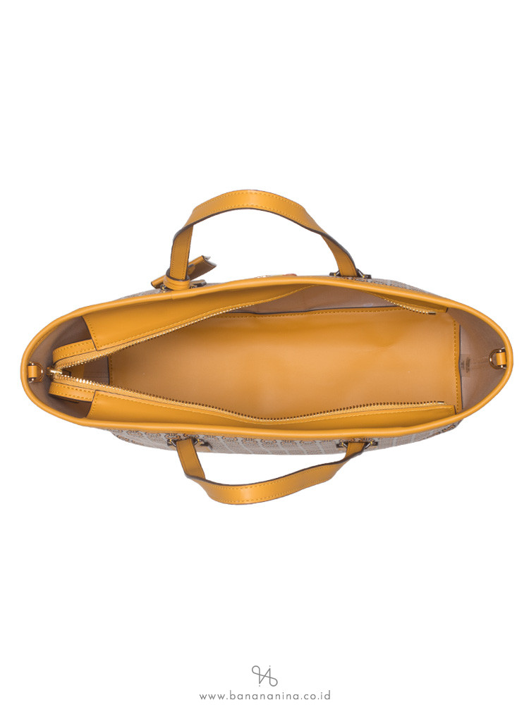 TORY BURCH Gemini Link Canvas Small Tote Daylily