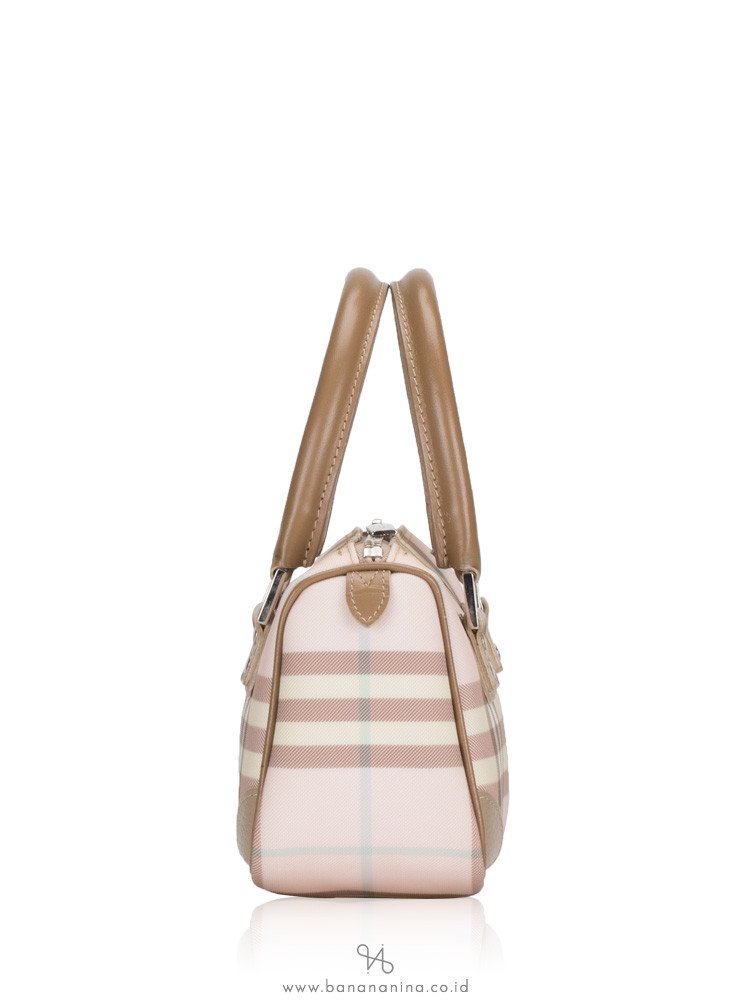 burberry pink nova check bag