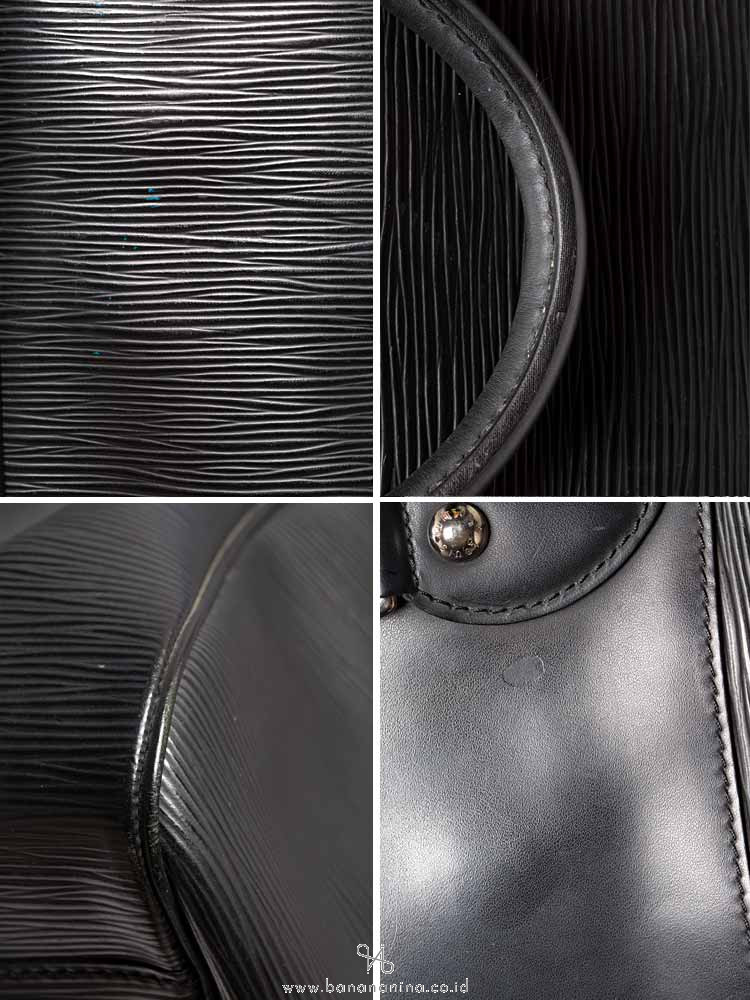 LOUIS VUITTON Epi Passy PM Black