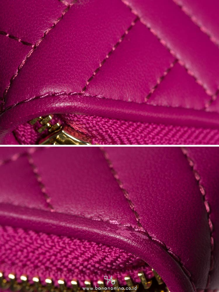 TORY BURCH Alexa Medium Zip Wallet Party Fuschia