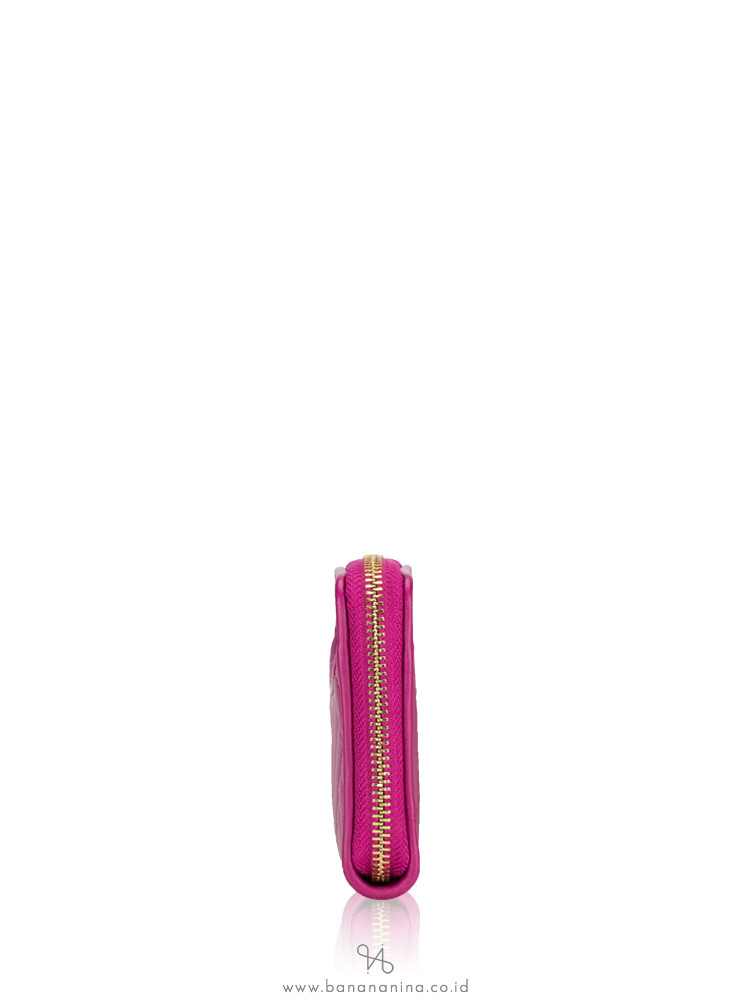 TORY BURCH Alexa Medium Zip Wallet Party Fuschia