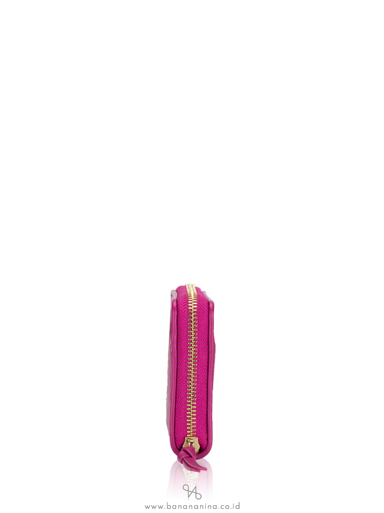 TORY BURCH Alexa Medium Zip Wallet Party Fuschia