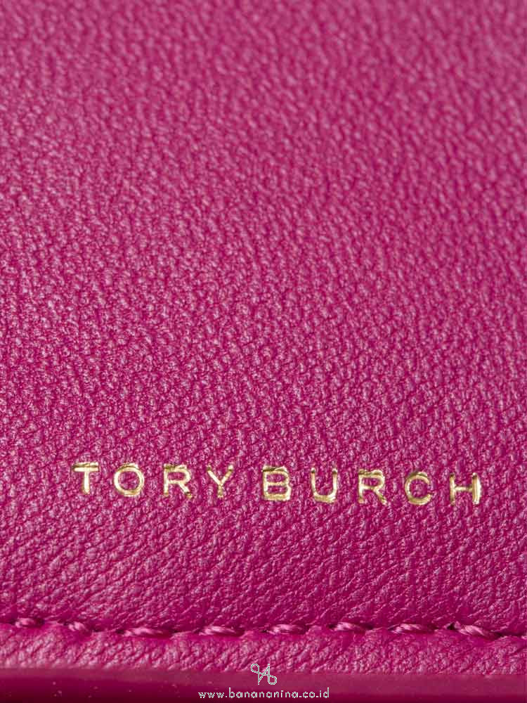 TORY BURCH Alexa Medium Zip Wallet Party Fuschia