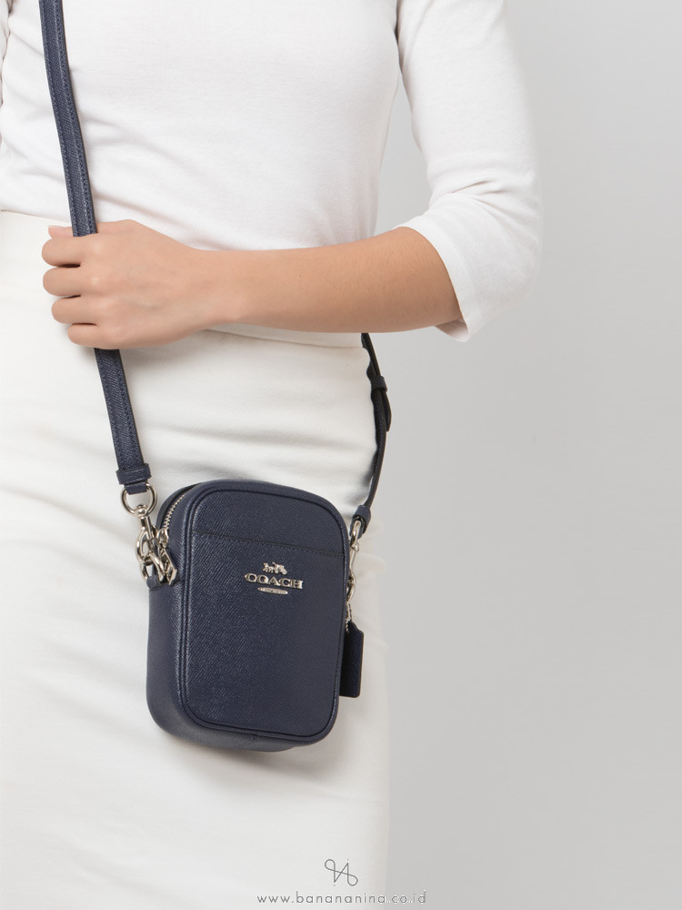 COACH 80589 Crossgrain Phoebe Crossbody Cadet
