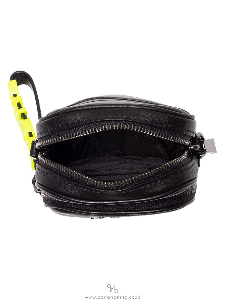 michael kors black and neon purse