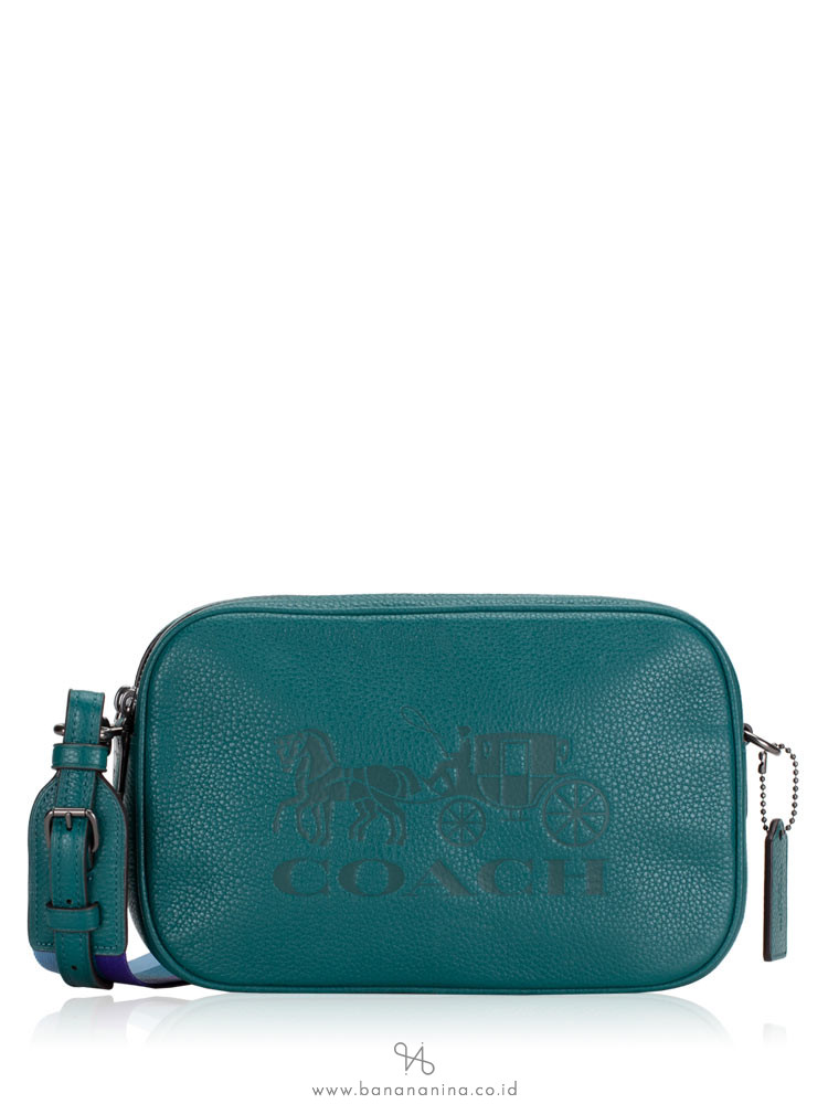 COACH 75818 Jes Leather Crossbody Viridian