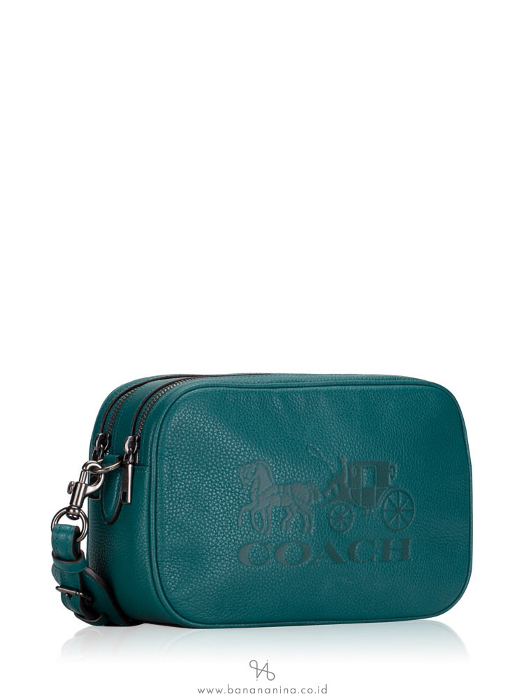 COACH 75818 Jes Leather Crossbody Viridian