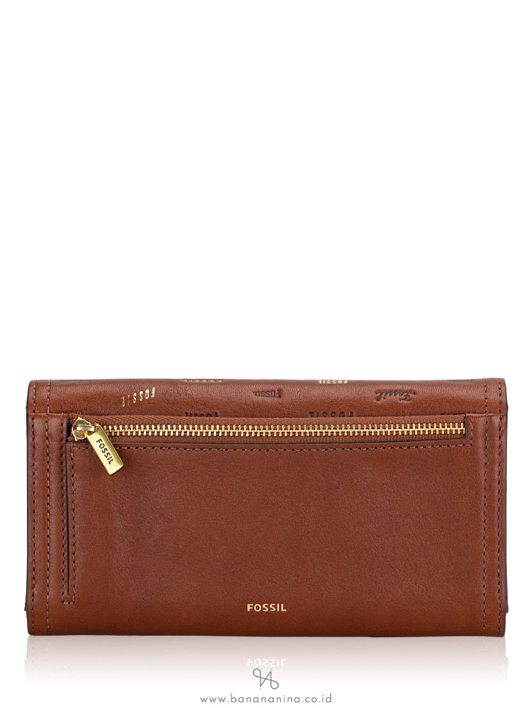 FOSSIL SL7921914 Logan Flap Wallet Brown Multi