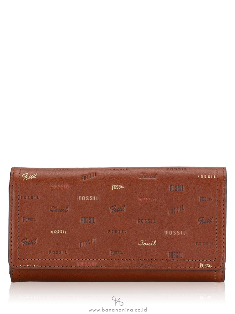 FOSSIL SL7921914 Logan Flap Wallet Brown Multi
