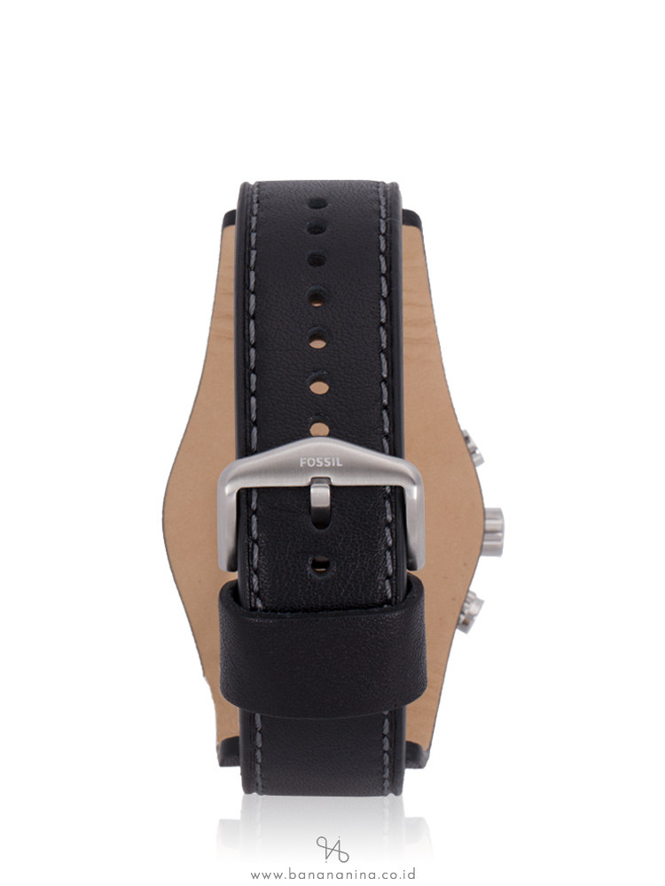 FOSSIL Men CH2564 Chronograph Leather Strap Black